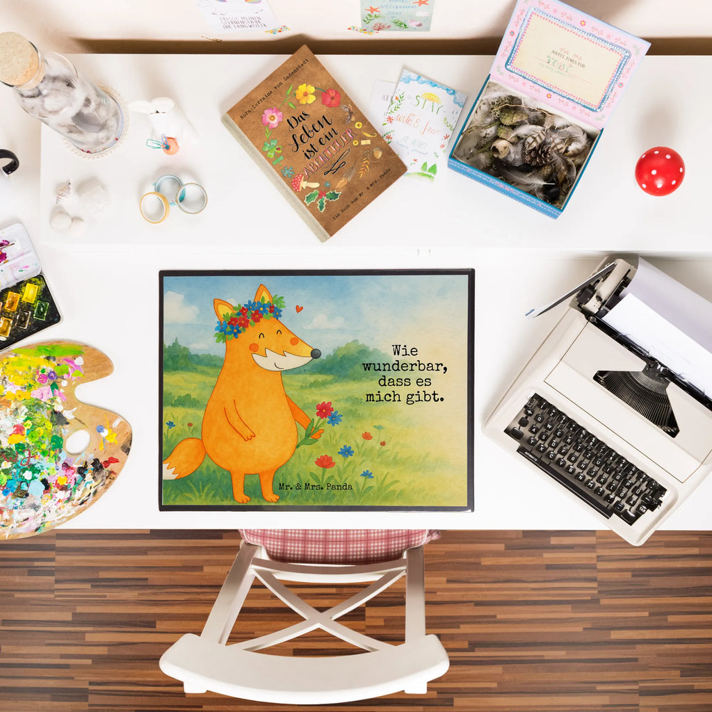 Schreibtischunterlage Fuchs Blumen Design Büroartikel, Schreibunterlage, Schreibtischauflage, Bürobedarf, Schreibtisch Unterlagen, Schreibwaren, Schreibtischunterlage Groß, Fuchs, Motivation, Blumen, Fuchsmädchen, Freude, Freundinnen, Blume, Blumenmädchen, Freundin, Liebe, Füchse, Fox, ich, Liebesbeweis, mich, Selbstliebe
