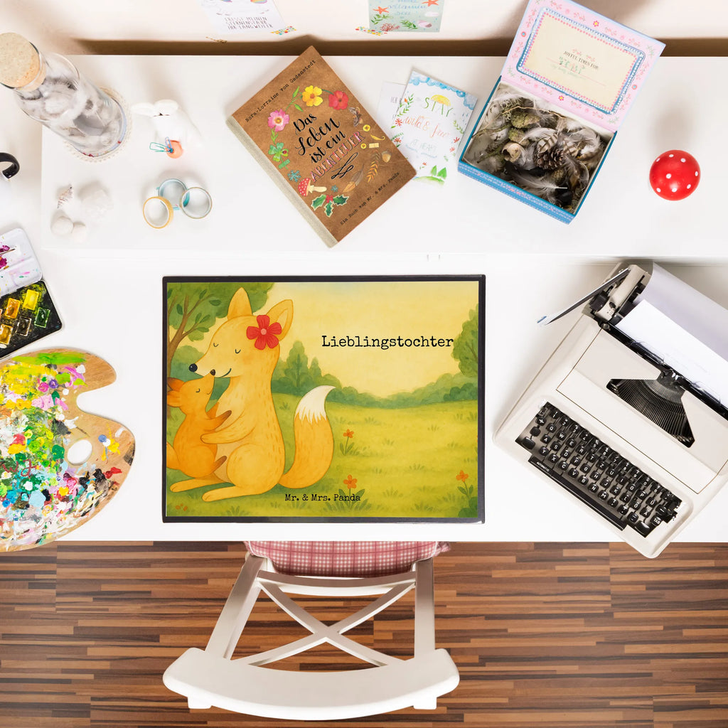 Schreibtischunterlage Fuchs Mama Design Büroartikel, Schreibwaren, Schreibtisch Unterlagen, Schreibtischauflage, Bürobedarf, Schreibtischunterlage Groß, Schreibunterlage, Familie, Vatertag, Muttertag, Bruder, Schwester, Mama, Papa, Oma, Opa, Mutter, Lieblingstochter, Beste Tochter, Tochter, Geschenk