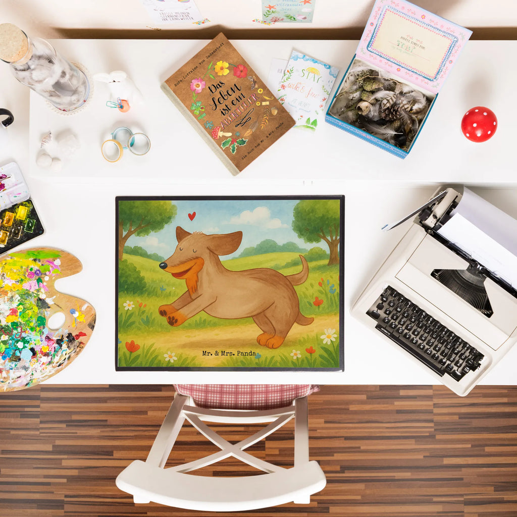 Schreibtischunterlage Hund Dackel Design Büroartikel, Bürobedarf, Schreibunterlage, Schreibtischunterlage Groß, Schreibtisch Unterlagen, Schreibtischauflage, Schreibwaren, Hund, Hundemotiv, Haustier, Hunderasse, Tierliebhaber, Hundebesitzer, Sprüche, Dackel, happy dog, Hunde, Dachshund