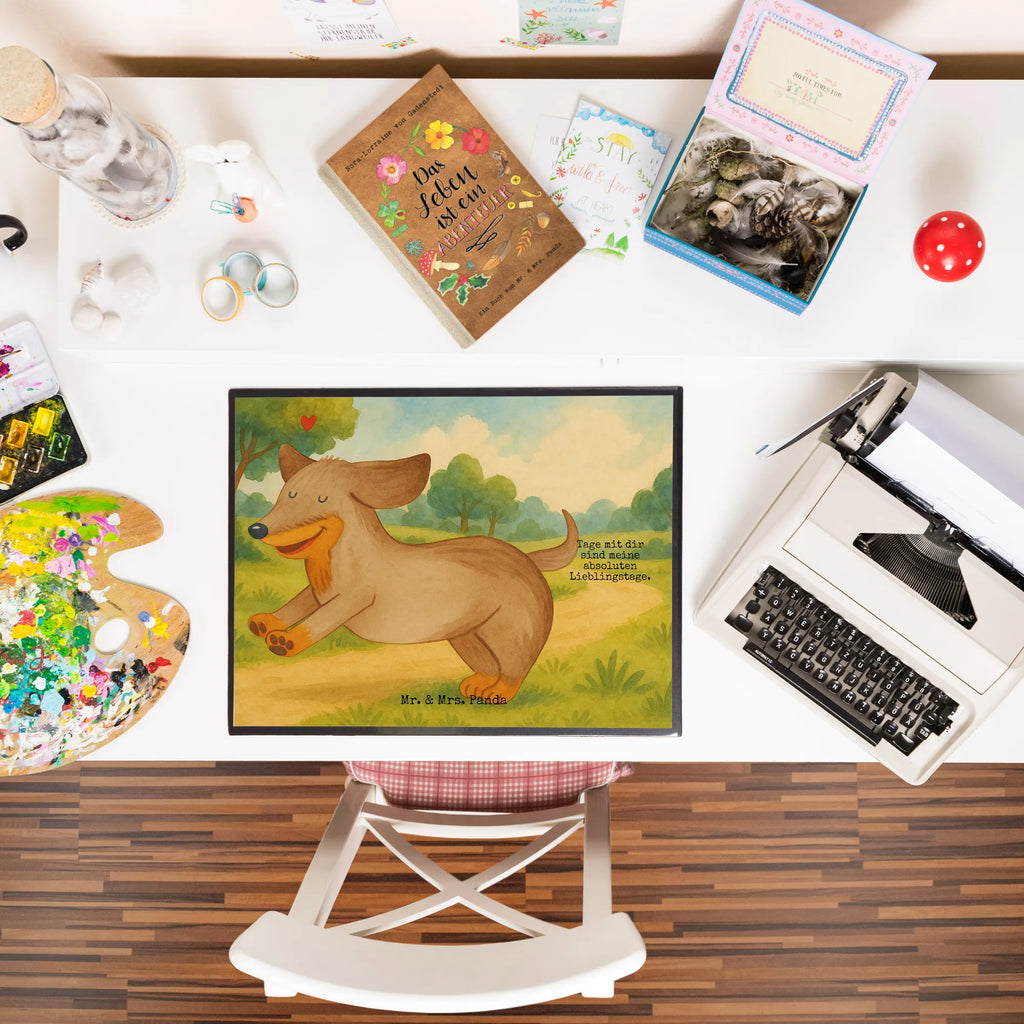 Schreibtischunterlage Hund Dackel Design Büroartikel, Bürobedarf, Schreibunterlage, Schreibtischunterlage Groß, Schreibtisch Unterlagen, Schreibtischauflage, Schreibwaren, Hund, Hundemotiv, Haustier, Hunderasse, Tierliebhaber, Hundebesitzer, Sprüche, Dackel, happy dog, Hunde, Dachshund