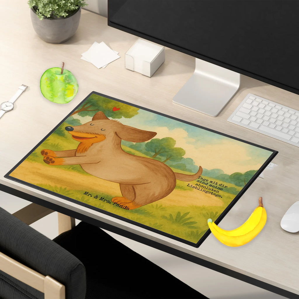 Schreibtischunterlage Hund Dackel Design Büroartikel, Bürobedarf, Schreibunterlage, Schreibtischunterlage Groß, Schreibtisch Unterlagen, Schreibtischauflage, Schreibwaren, Hund, Hundemotiv, Haustier, Hunderasse, Tierliebhaber, Hundebesitzer, Sprüche, Dackel, happy dog, Hunde, Dachshund