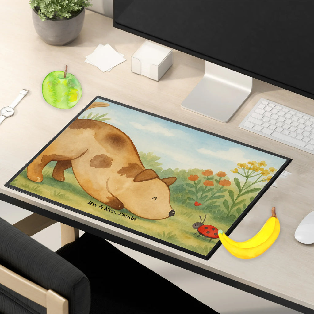 Podkładka na biurko pies biedronka Design Schreibunterlage, Schreibtischauflage, Bürobedarf, Büroartikel, Schreibwaren, Schreibtisch Unterlagen, Schreibtischunterlage Groß, Hund, Hundemotiv, Haustier, Hunderasse, Tierliebhaber, Hundebesitzer, Sprüche, Hunde, Hundespruch, Marienkäfer, Mischling, Mischlinghund