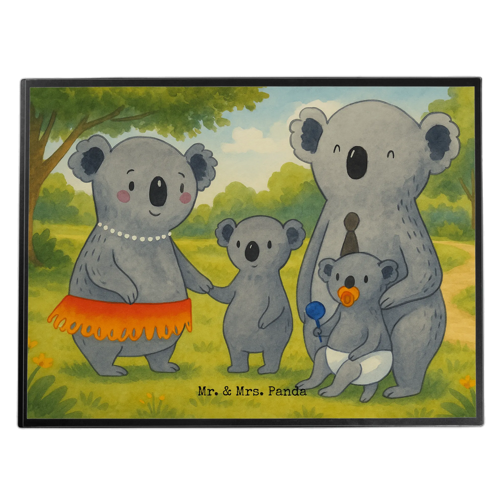 Podkładka na biurko Rodzina koali Design Schreibtischauflage, Schreibwaren, Schreibunterlage, Büroartikel, Bürobedarf, Schreibtisch Unterlagen, Schreibtischunterlage Groß, Familie, Vatertag, Muttertag, Bruder, Schwester, Mama, Papa, Oma, Opa, Kinder, Koala, Koalas, Family, Geschwister, Familienleben