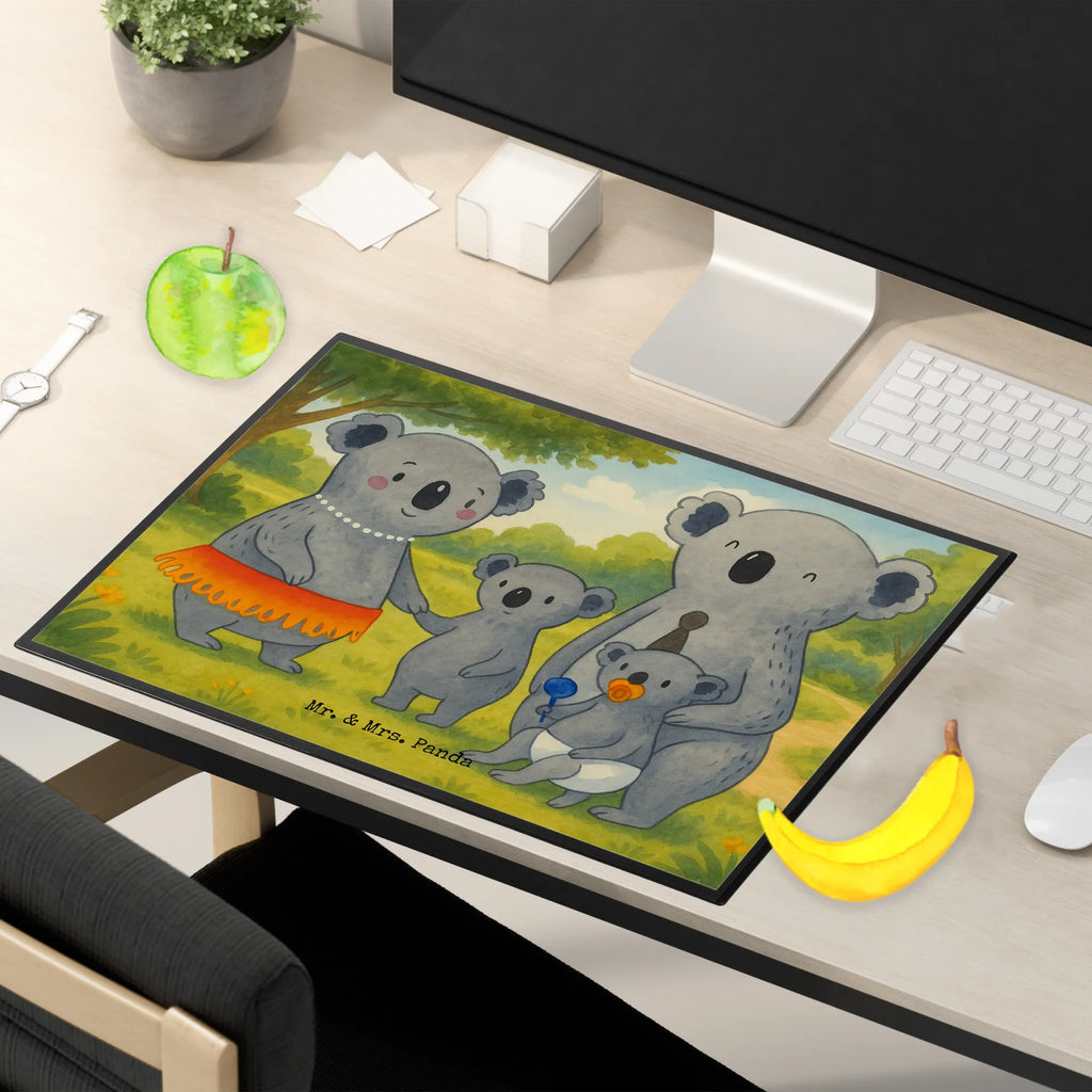 Podkładka na biurko Rodzina koali Design Schreibtischauflage, Schreibwaren, Schreibunterlage, Büroartikel, Bürobedarf, Schreibtisch Unterlagen, Schreibtischunterlage Groß, Familie, Vatertag, Muttertag, Bruder, Schwester, Mama, Papa, Oma, Opa, Kinder, Koala, Koalas, Family, Geschwister, Familienleben