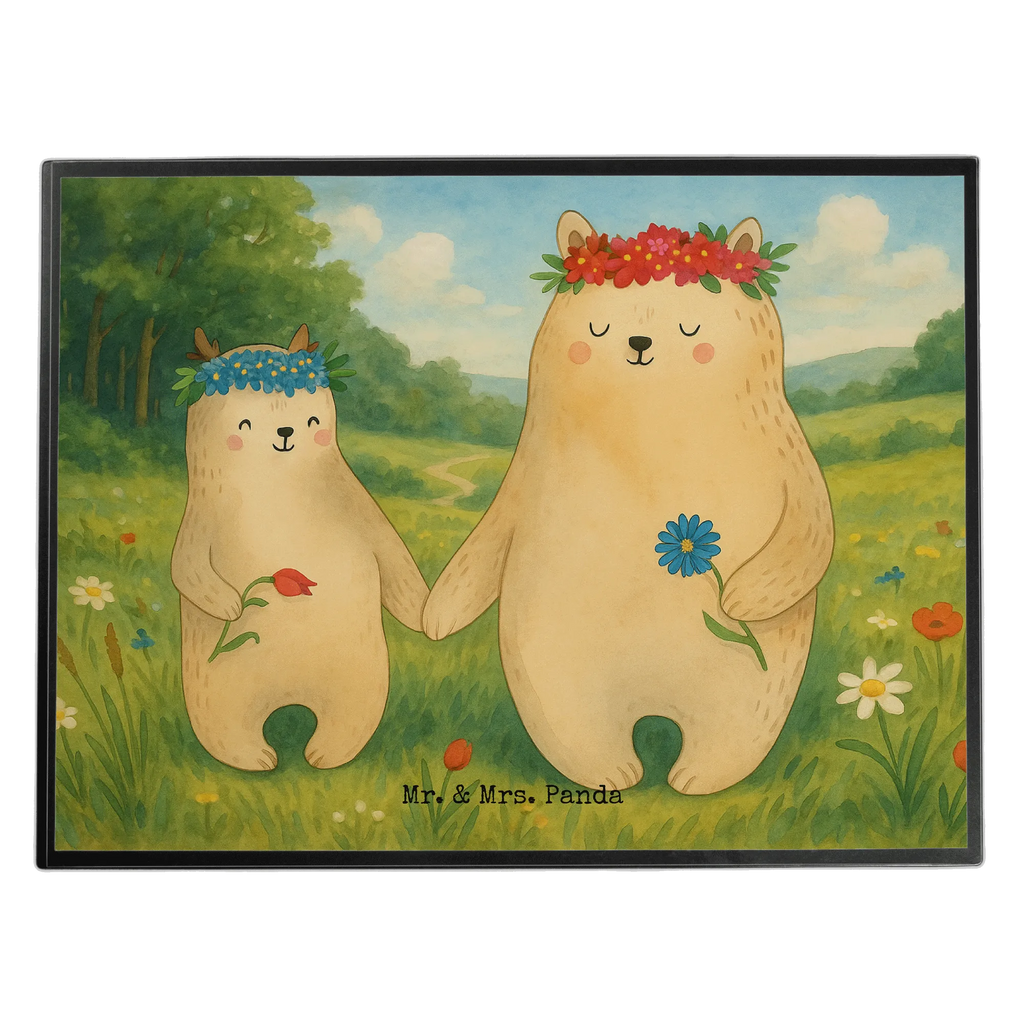 Desk pad Bears with flower crown Design Schreibtischunterlage Groß, Schreibtischauflage, Schreibunterlage, Bürobedarf, Büroartikel, Schreibwaren, Schreibtisch Unterlagen, Familie, Vatertag, Muttertag, Bruder, Schwester, Mama, Papa, Oma, Opa, Family, Mutter, Kinder, beste Mutter, Mutti, Vorbild, Bären, Lieblingsmama, Tochter, Geschenk Mama. Muttertag, Bär, Mami, Lieblingsmensch, weltbeste Mama, Kind, Töchter
