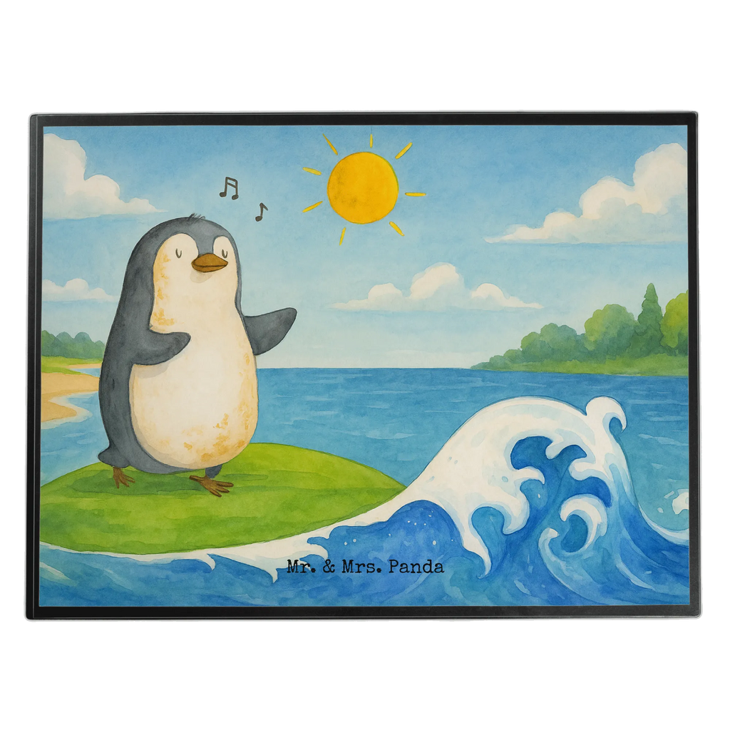 Schreibtischunterlage Pinguin Surfer Design Schreibunterlage, Schreibtischauflage, Bürobedarf, Büroartikel, Schreibwaren, Schreibtisch Unterlagen, Schreibtischunterlage Groß, Pinguin, Pinguine, surfen, Surfer, Hawaii, Urlaub, Wellen, Wellen reiten, Portugal