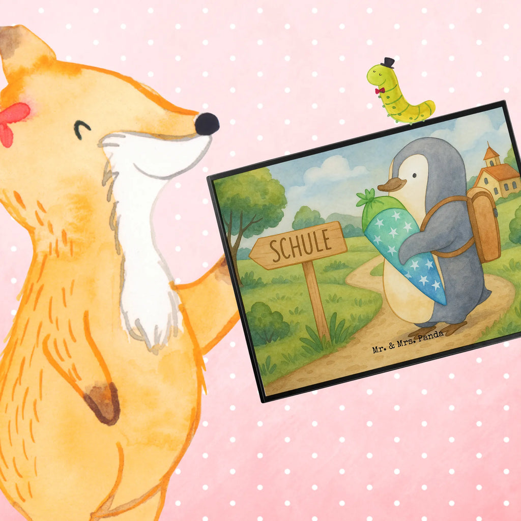 Schreibtischunterlage Pinguin Schultüte Design Schreibwaren, Schreibtischauflage, Büroartikel, Schreibtischunterlage Groß, Schreibunterlage, Schreibtisch Unterlagen, Bürobedarf, Pinguin, erster Schultag, Einschulung, Geschenk zur Einschulung, Schulranzen, Schulanfänger, 1. Klasse
