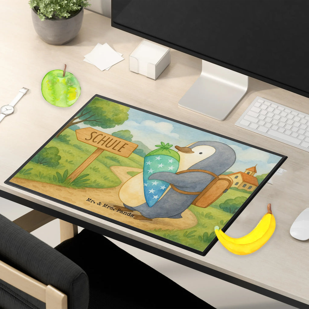 Schreibtischunterlage Pinguin Schultüte Design Schreibwaren, Schreibtischauflage, Büroartikel, Schreibtischunterlage Groß, Schreibunterlage, Schreibtisch Unterlagen, Bürobedarf, Pinguin, erster Schultag, Einschulung, Geschenk zur Einschulung, Schulranzen, Schulanfänger, 1. Klasse