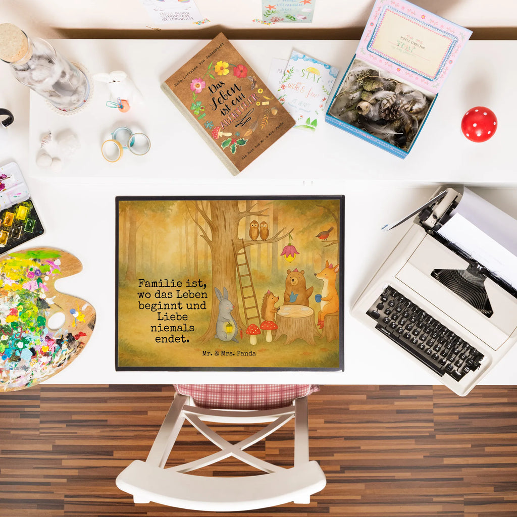 Desk pad forest animals picnic Design Schreibunterlage, Schreibtischauflage, Bürobedarf, Büroartikel, Schreibwaren, Schreibtisch Unterlagen, Schreibtischunterlage Groß, Tiermotive, Gute Laune, lustige Sprüche, Tiere, Waldtiere, Picknick, Wald, Fuchs, Hase, Igel, Maus, Eichhörnchen