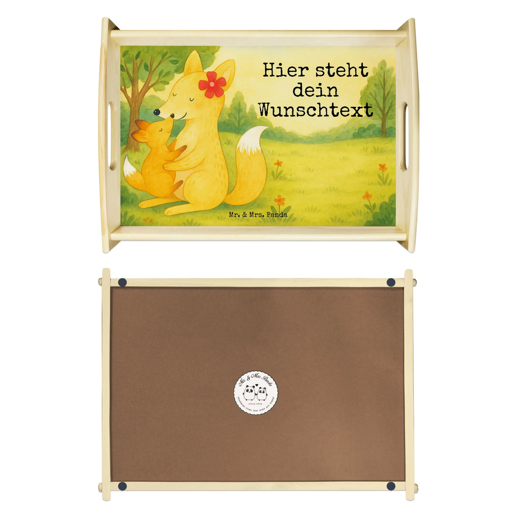 Personalisiertes Serviertablett Fuchs Mama Design Tablett mit Namen, Serviertablett mit Namen, Personalisiertes Holztablett, Personalisiertes Tablett, Personalisiertes Frühstückstablett, Personalisiertes Dekotablett, Personalisiertes Serviertablett, Personalisiertes Küchentablett, Familie, Vatertag, Muttertag, Bruder, Schwester, Mama, Papa, Oma, Opa, Mutter, Beste Tochter, Lieblingstochter, Geschenk, Tochter