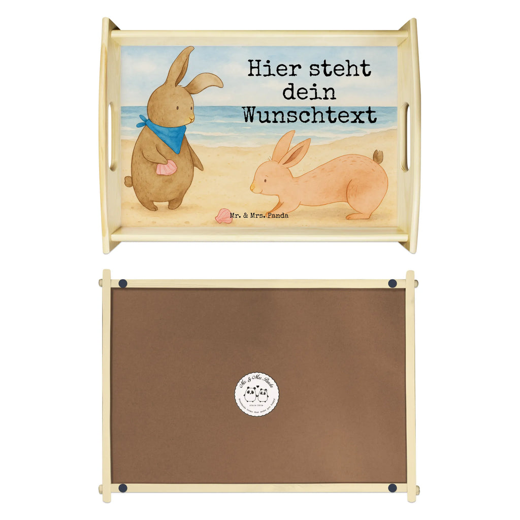 Personalised serving tray Bunnies with seashell Design Personalisiertes Holztablett, Personalisiertes Serviertablett, Tablett mit Namen, Serviertablett mit Namen, Personalisiertes Frühstückstablett, Personalisiertes Küchentablett, Personalisiertes Tablett, Personalisiertes Dekotablett, Familie, Vatertag, Muttertag, Bruder, Schwester, Mama, Papa, Oma, Opa, Muscheln sammeln, Freundin, Hasen, Meer, Muscheln, best friends, Freundinnen, beste Freundin, BFF