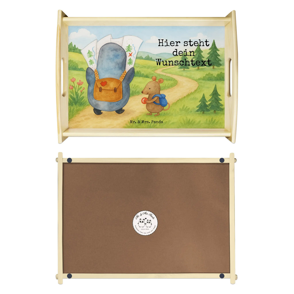 Personalised serving tray Pingwin i Mysz Wędrowcy Design Personalisiertes Holztablett, Personalisiertes Küchentablett, Personalisiertes Frühstückstablett, Tablett mit Namen, Personalisiertes Dekotablett, Serviertablett mit Namen, Personalisiertes Tablett, Personalisiertes Serviertablett, Pinguin, Abenteurer, Abenteuer, Ausflug, wandern, Roadtrip, Wanderlust, Pinguine