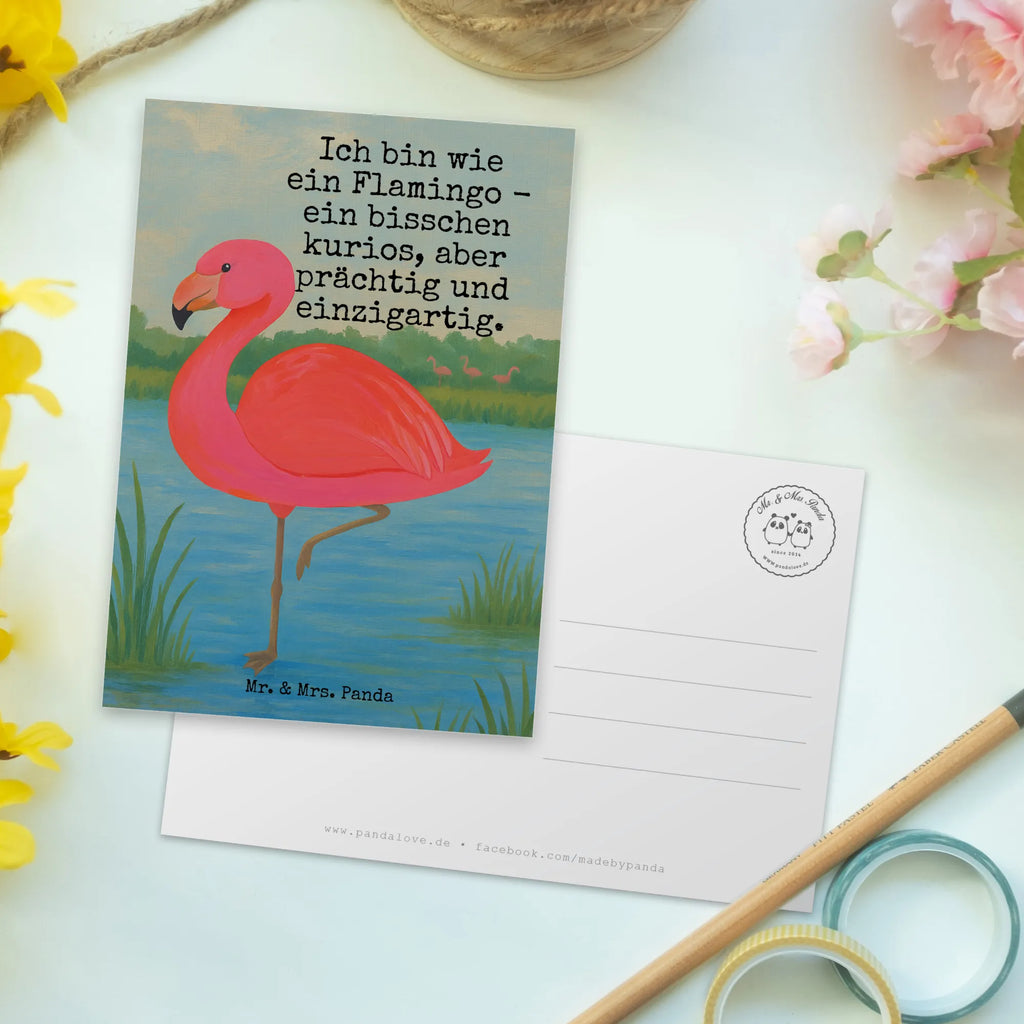 Postcard flamingo Classic Design Einladung, Ansichtskarte, Grußkarte, Dankeskarte, Geburtstagskarte, Einladungskarte, Karte, Ansichtskarten, Einladung Geburtstag, Postkarte, Geschenkkarte, Einladungskarten Geburtstag, Flamingo, Freundinnen, Geschwister, Stolz, für mich, Freundin, Spruch, Einzigartig, Außenseiter, ich, Sohn, Selbstliebe, Tochter