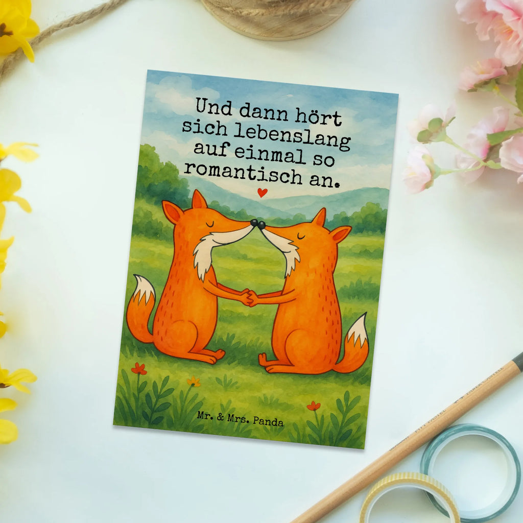 Pocztówka lisy miłość Design Postkarte, Karte, Geschenkkarte, Grußkarte, Einladung, Ansichtskarte, Geburtstagskarte, Einladungskarte, Dankeskarte, Ansichtskarten, Einladung Geburtstag, Einladungskarten Geburtstag, Fuchs, Füchse, Fox, Liebe, Liebespaar, Paar, Partner, Freundin, Freund, Ehe, Verlobte, Ehemann, Ehefrau, Liebesbeweis
