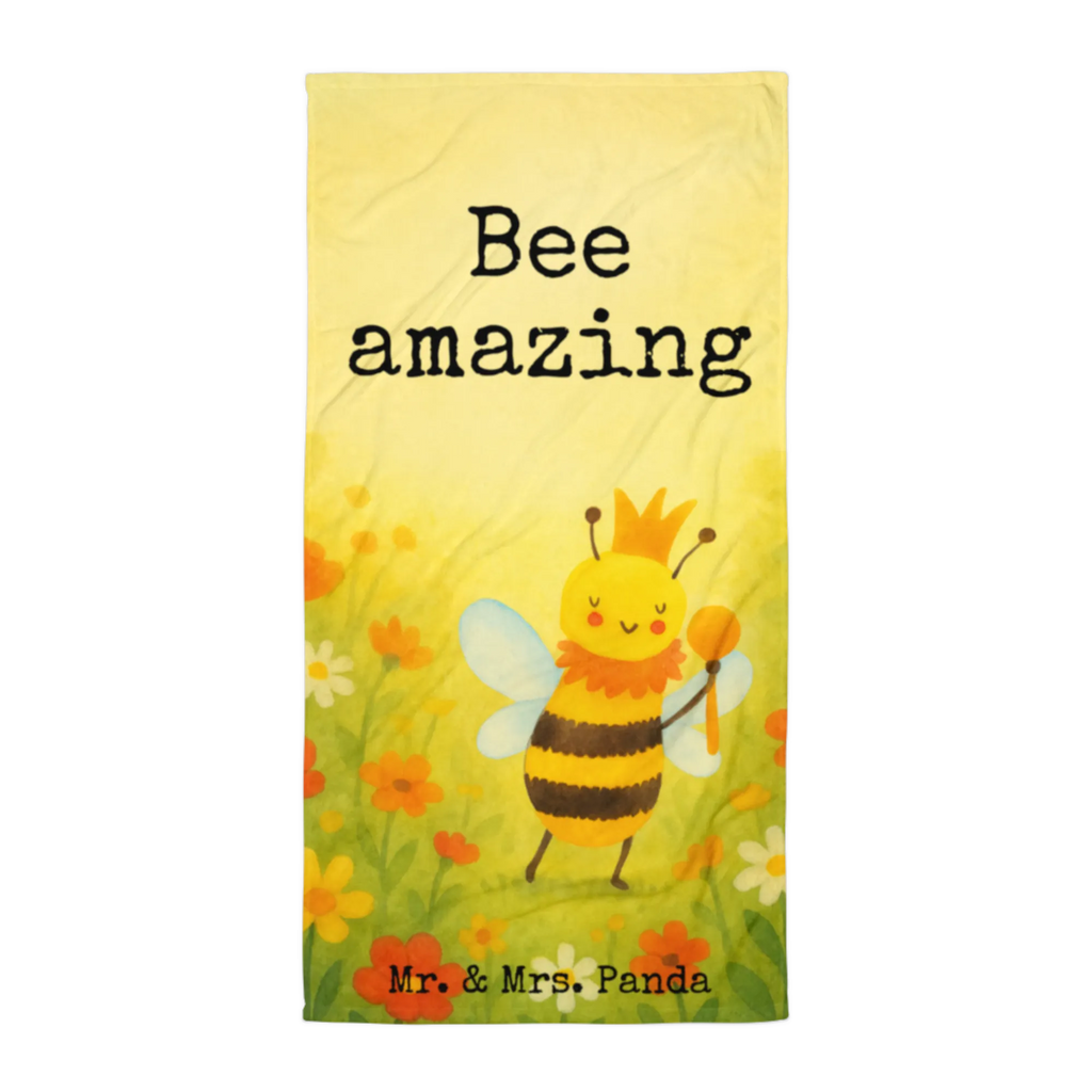 XL Badehandtuch Biene König Design Handtuch, Badetuch, Duschtuch, Strandtuch, Saunatuch, Biene, Wespe, Hummel