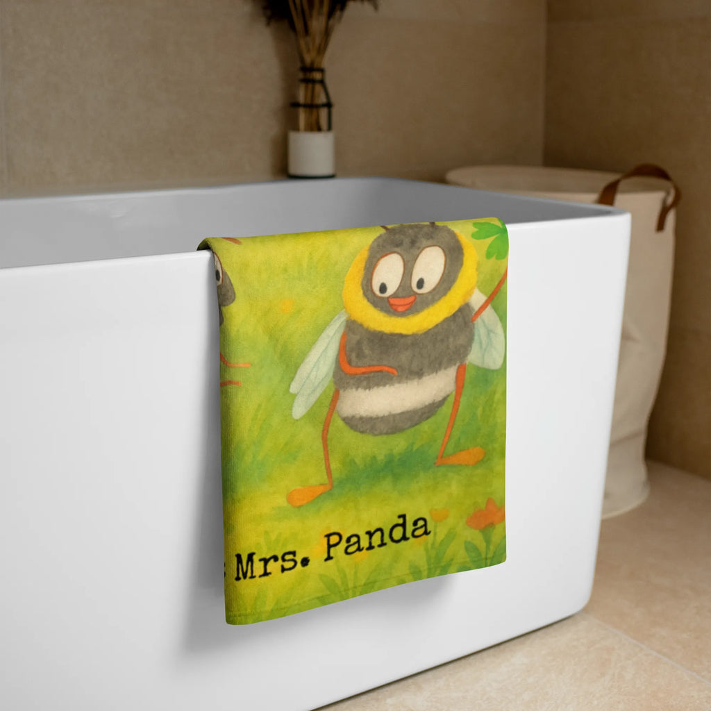 XL Badehandtuch Hummeln Kleeblatt Design Handtuch, Badetuch, Duschtuch, Strandtuch, Saunatuch, Tiermotive, Gute Laune, lustige Sprüche, Tiere, Hummel, Biene, Spruch positiv, Biene Deko, Spruch schön, glücklich sein, glücklich werden, Spruch fröhlich