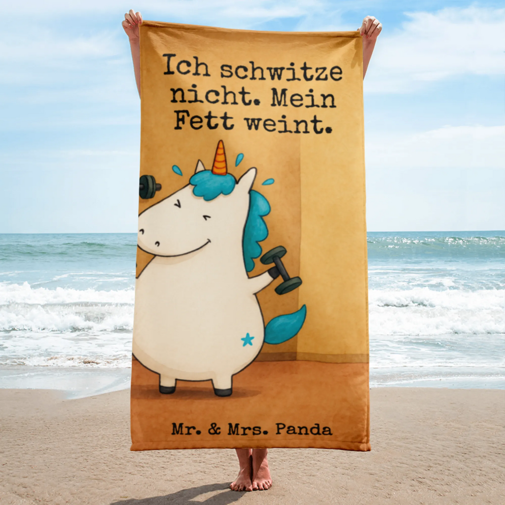 XL bath towel jednorożec Fitness Design Handtuch, Badetuch, Duschtuch, Strandtuch, Saunatuch, Einhorn, Einhörner, Einhorn Deko, Unicorn, Gym, Fitness, Fitnessstudio, Diät, Abnehmen, Sport, Pumpen, Geräte, Sixpack