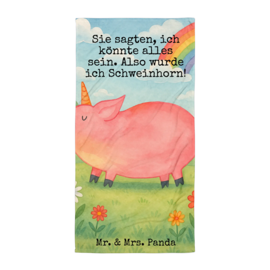 XL bath towel jednorożec świnia Design Handtuch, Badetuch, Duschtuch, Strandtuch, Saunatuch, Einhorn, Einhörner, Einhorn Deko, Unicorn, Party, Spaß, Schwein, Schweinhorn, Bauer, witzig. lustig, Spruch, geschenk, Pig, Piggy, funny, english, englisch