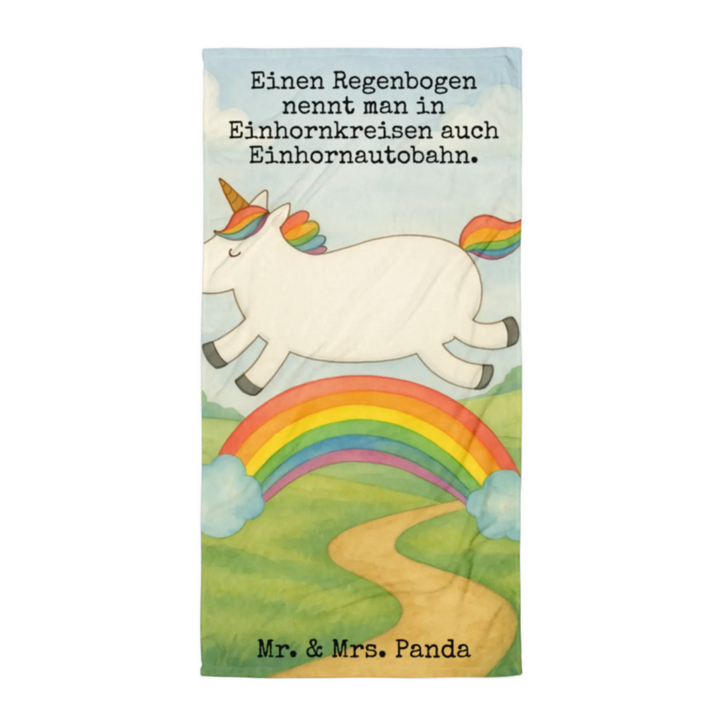 XL Badehandtuch Einhorn Regenbogen Design Handtuch, Badetuch, Duschtuch, Strandtuch, Saunatuch, Einhorn, Einhörner, Einhorn Deko, Unicorn, Regenbogen, Glitzer, Einhornpower, Erwachsenwerden, Einhornautobahn