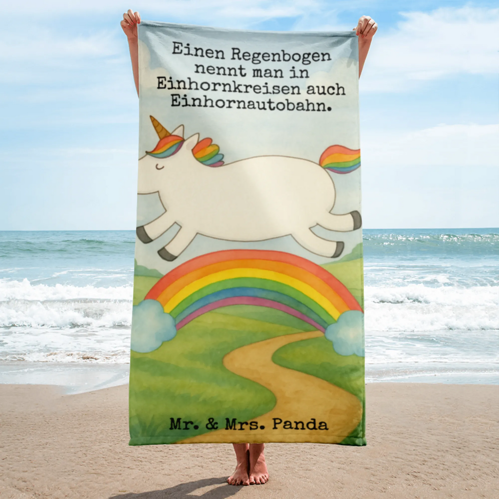 XL Badehandtuch Einhorn Regenbogen Design Handtuch, Badetuch, Duschtuch, Strandtuch, Saunatuch, Einhorn, Einhörner, Einhorn Deko, Unicorn, Regenbogen, Glitzer, Einhornpower, Erwachsenwerden, Einhornautobahn