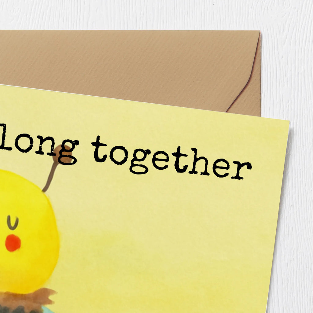 Deluxe Karte Biene Verliebt Design Karte, Grußkarte, Klappkarte, Einladungskarte, Glückwunschkarte, Hochzeitskarte, Geburtstagskarte, Hochwertige Grußkarte, Hochwertige Klappkarte, Biene, Wespe, Hummel