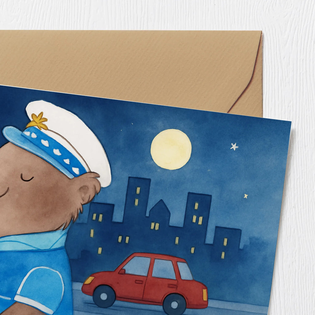 Deluxe Card policeman Passion Design Geburtstagskarte, Karte, Einladungskarte, Klappkarte, Grußkarte, Hochwertige Klappkarte, Hochzeitskarte, Hochwertige Grußkarte, Glückwunschkarte, Beruf, Ausbildung, Jubiläum, Abschied, Rente, Kollege, Kollegin, Geschenk, Schenken, Arbeitskollege, Mitarbeiter, Firma, Danke, Dankeschön, Polizist, Cop, Polizeibeamter, Studium, Polizei, Wachmann