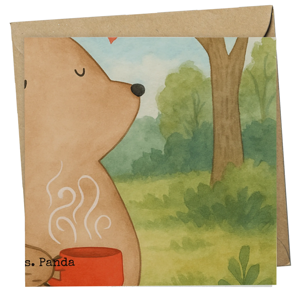 Karta Deluxe Niedźwiedź kawa Design Grußkarte, Hochzeitskarte, Karte, Glückwunschkarte, Hochwertige Klappkarte, Hochwertige Grußkarte, Geburtstagskarte, Einladungskarte, Klappkarte, Bär, Teddy, Teddybär, Coffee, guten Morgen, Welt erobern, Motivation, Welt retten, Morgenroutine, Bären, Kaffee