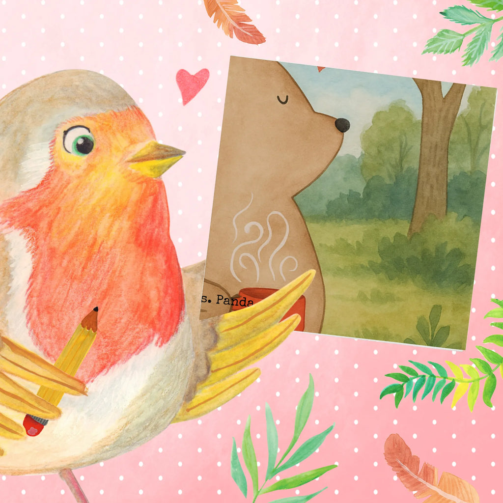 Karta Deluxe Niedźwiedź kawa Design Grußkarte, Hochzeitskarte, Karte, Glückwunschkarte, Hochwertige Klappkarte, Hochwertige Grußkarte, Geburtstagskarte, Einladungskarte, Klappkarte, Bär, Teddy, Teddybär, Coffee, guten Morgen, Welt erobern, Motivation, Welt retten, Morgenroutine, Bären, Kaffee