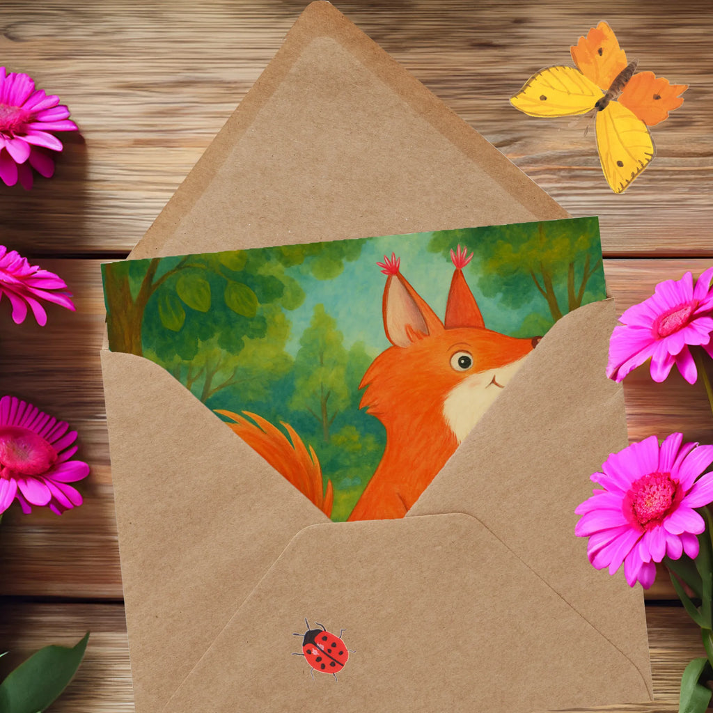 Karta Deluxe wiewiórka kwiat Design Karte, Grußkarte, Klappkarte, Einladungskarte, Glückwunschkarte, Hochzeitskarte, Geburtstagskarte, Hochwertige Grußkarte, Hochwertige Klappkarte, Tiermotive, Gute Laune, lustige Sprüche, Tiere, Eichhörnchen, Eichhorn, Spruch positiv, Lachen, Spaß, Motivation Sprüche, Motivation Bilder, glücklich Spruch, Spruch Deko