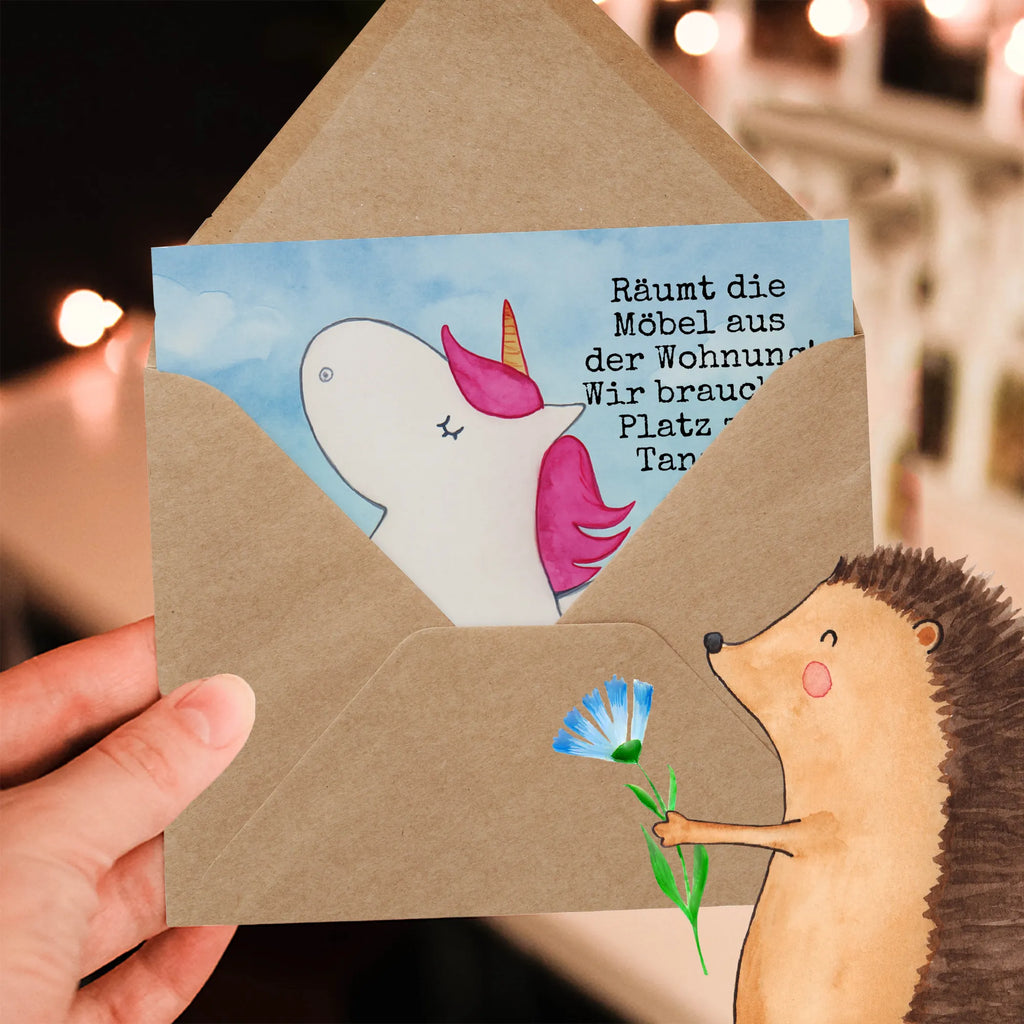 Deluxe Karte Einhorn Ballerina Design Karte, Grußkarte, Klappkarte, Einladungskarte, Glückwunschkarte, Hochzeitskarte, Geburtstagskarte, Hochwertige Grußkarte, Hochwertige Klappkarte, Einhorn, Einhörner, Einhorn Deko, Unicorn, Tanzen, Ballerina, Party, Wohnung, Spaß, Feiern, Geburtstag, Tänzerin, Lebenslust, Lebensfreude