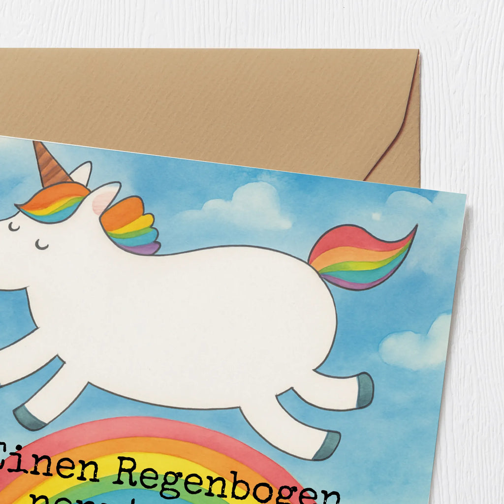 Deluxe Karte Einhorn Regenbogen Design Karte, Grußkarte, Klappkarte, Einladungskarte, Glückwunschkarte, Hochzeitskarte, Geburtstagskarte, Hochwertige Grußkarte, Hochwertige Klappkarte, Einhorn, Einhörner, Einhorn Deko, Unicorn, Regenbogen, Glitzer, Einhornpower, Erwachsenwerden, Einhornautobahn