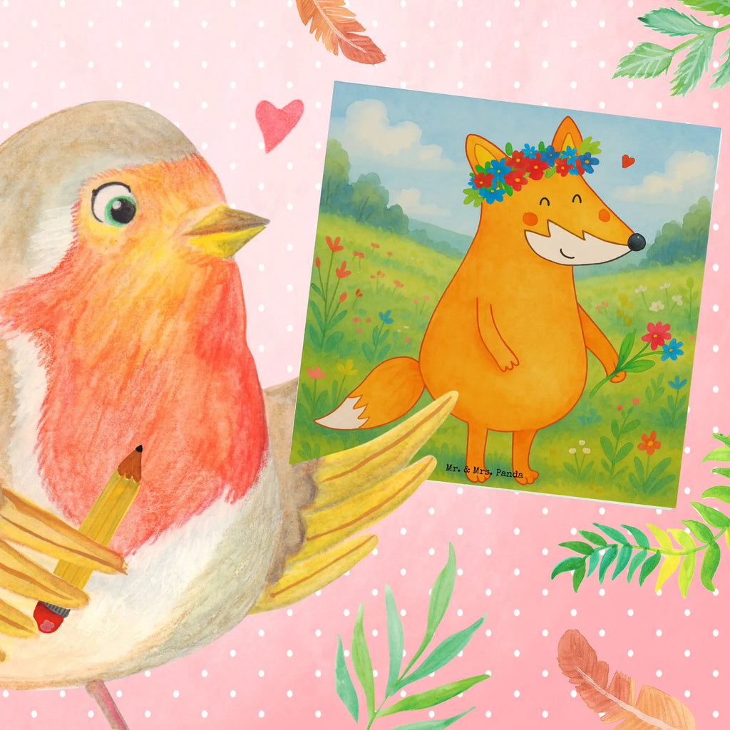 Deluxe Karte Fuchs Blumen Design Karte, Grußkarte, Klappkarte, Einladungskarte, Glückwunschkarte, Hochzeitskarte, Geburtstagskarte, Hochwertige Grußkarte, Hochwertige Klappkarte, Fuchs, Füchse, Fox, Liebe, Freundin, Fuchsmädchen, Blumenmädchen, Freundinnen, Liebesbeweis, Blume, Blumen, Motivation, Freude, ich, mich, Selbstliebe