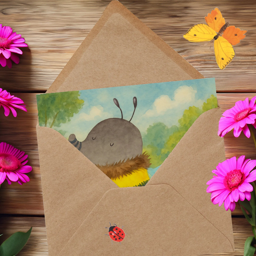 Karta Deluxe trzmiel puszysty Design Karte, Grußkarte, Klappkarte, Einladungskarte, Glückwunschkarte, Hochzeitskarte, Geburtstagskarte, Hochwertige Grußkarte, Hochwertige Klappkarte, Tiermotive, Gute Laune, lustige Sprüche, Tiere, Hummel, Flauschig, Biene, Blume, Natur