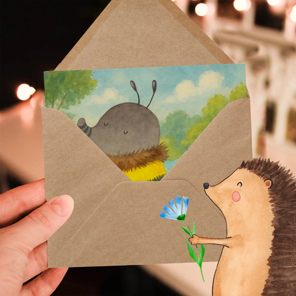 Karta Deluxe trzmiel puszysty Design Karte, Grußkarte, Klappkarte, Einladungskarte, Glückwunschkarte, Hochzeitskarte, Geburtstagskarte, Hochwertige Grußkarte, Hochwertige Klappkarte, Tiermotive, Gute Laune, lustige Sprüche, Tiere, Hummel, Flauschig, Biene, Blume, Natur