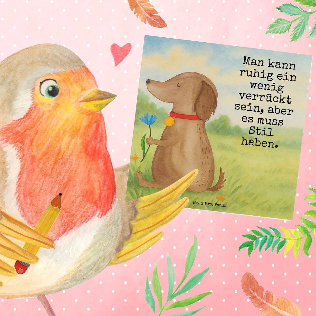 Deluxe Card Dog flower Design Karte, Grußkarte, Klappkarte, Einladungskarte, Glückwunschkarte, Hochzeitskarte, Geburtstagskarte, Hochwertige Grußkarte, Hochwertige Klappkarte, Hund, Hundemotiv, Haustier, Hunderasse, Tierliebhaber, Hundebesitzer, Sprüche, Hunde, Frauchen, Hundeliebe