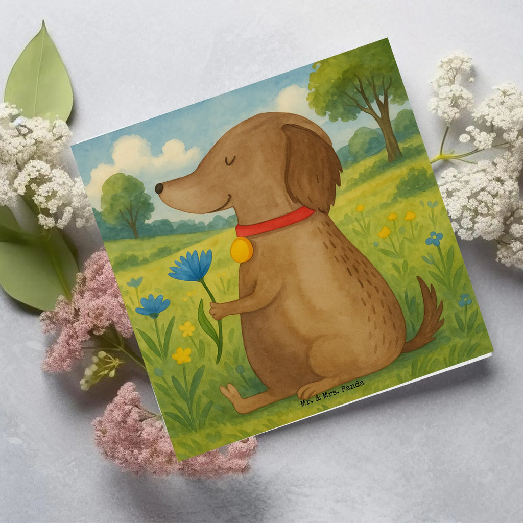 Deluxe Card Dog flower Design Karte, Grußkarte, Klappkarte, Einladungskarte, Glückwunschkarte, Hochzeitskarte, Geburtstagskarte, Hochwertige Grußkarte, Hochwertige Klappkarte, Hund, Hundemotiv, Haustier, Hunderasse, Tierliebhaber, Hundebesitzer, Sprüche, Hunde, Frauchen, Hundeliebe