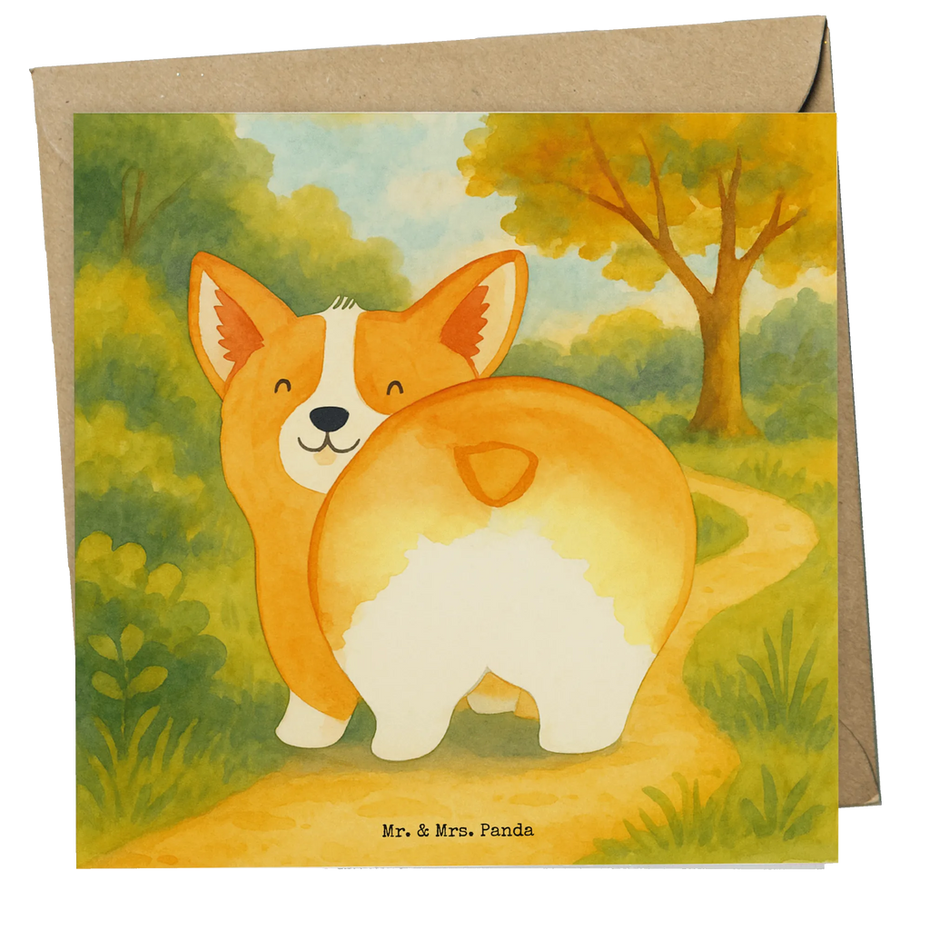 Karta Deluxe Corgi tyłek Design Grußkarte, Einladungskarte, Hochwertige Grußkarte, Karte, Glückwunschkarte, Hochzeitskarte, Geburtstagskarte, Klappkarte, Hochwertige Klappkarte, Hund, Hundemotiv, Haustier, Hunderasse, Tierliebhaber, Hundebesitzer, Sprüche, Corgie, Selbstliebe, Hundeliebe, Motivation, Spruch