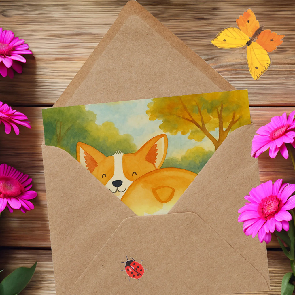 Karta Deluxe Corgi tyłek Design Grußkarte, Einladungskarte, Hochwertige Grußkarte, Karte, Glückwunschkarte, Hochzeitskarte, Geburtstagskarte, Klappkarte, Hochwertige Klappkarte, Hund, Hundemotiv, Haustier, Hunderasse, Tierliebhaber, Hundebesitzer, Sprüche, Corgie, Selbstliebe, Hundeliebe, Motivation, Spruch