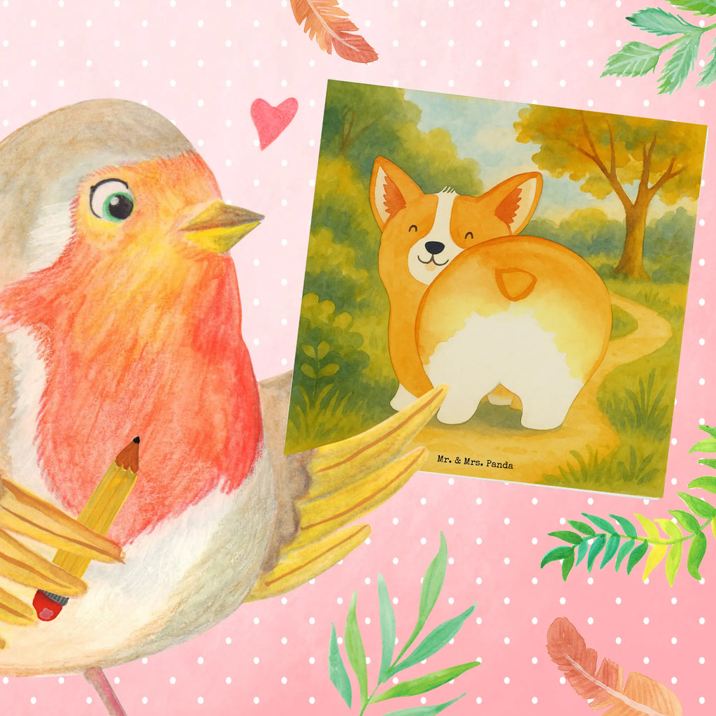 Karta Deluxe Corgi tyłek Design Grußkarte, Einladungskarte, Hochwertige Grußkarte, Karte, Glückwunschkarte, Hochzeitskarte, Geburtstagskarte, Klappkarte, Hochwertige Klappkarte, Hund, Hundemotiv, Haustier, Hunderasse, Tierliebhaber, Hundebesitzer, Sprüche, Corgie, Selbstliebe, Hundeliebe, Motivation, Spruch