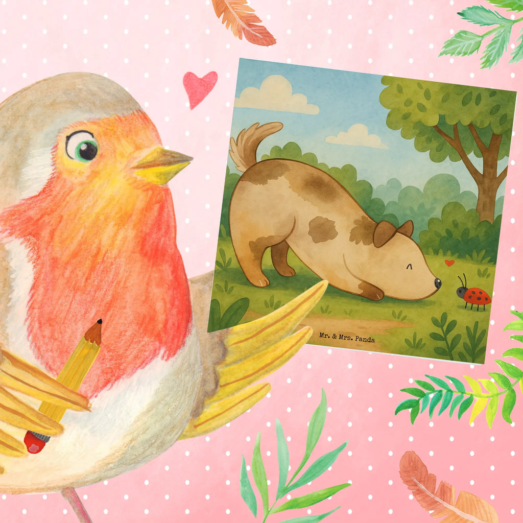 Deluxe Card Dog ladybug Design Karte, Grußkarte, Klappkarte, Einladungskarte, Glückwunschkarte, Hochzeitskarte, Geburtstagskarte, Hochwertige Grußkarte, Hochwertige Klappkarte, Hund, Hundemotiv, Haustier, Hunderasse, Tierliebhaber, Hundebesitzer, Sprüche, Hunde, Hundespruch, Marienkäfer, Mischling, Mischlinghund