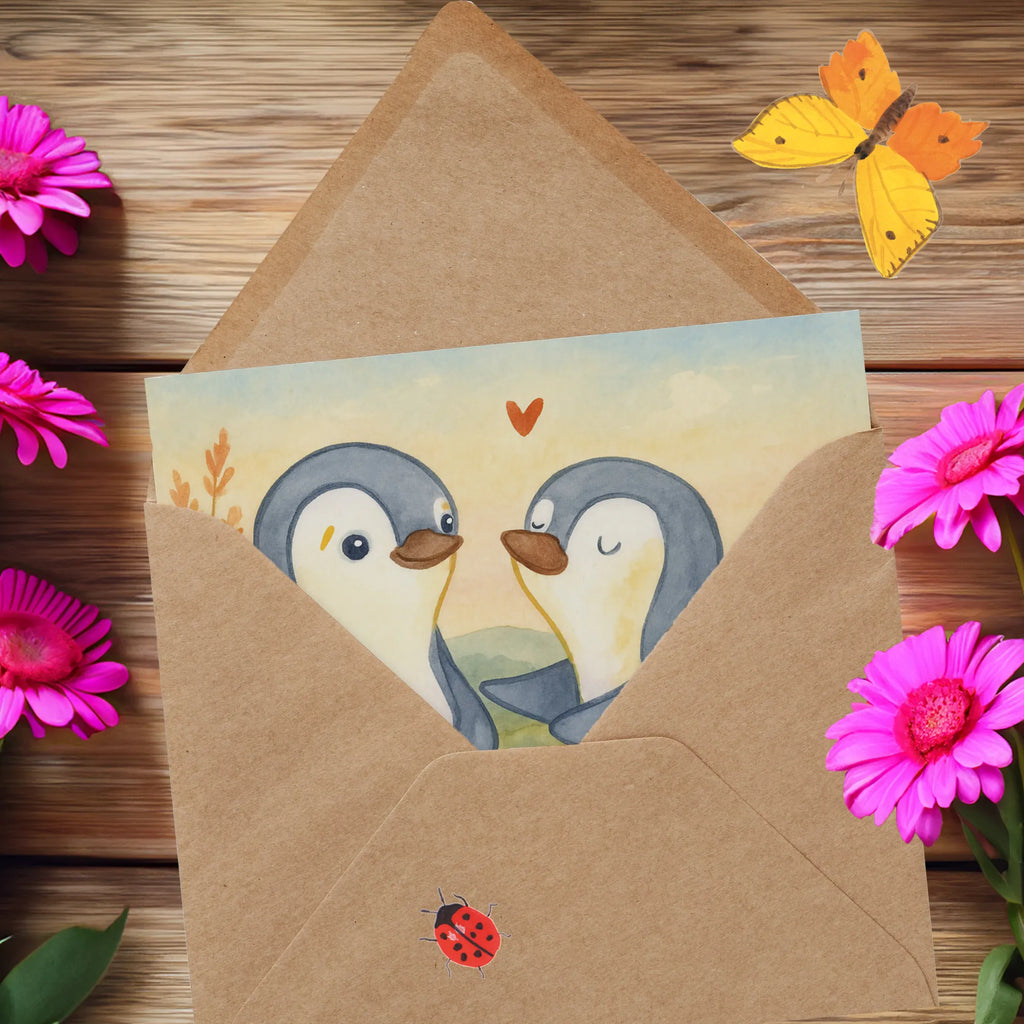 Deluxe Card penguins console Design Karte, Grußkarte, Klappkarte, Einladungskarte, Glückwunschkarte, Hochzeitskarte, Geburtstagskarte, Hochwertige Grußkarte, Hochwertige Klappkarte, Liebe, Partner, Freund, Freundin, Ehemann, Ehefrau, Heiraten, Verlobung, Heiratsantrag, Liebesgeschenk, Jahrestag, Hocheitstag, Valentinstag, Geschenk für Frauen, Hochzeitstag, Mitbringsel, Geschenk für Freundin, Geschenk für Partner, Liebesbeweis, für Männer, für Ehemann