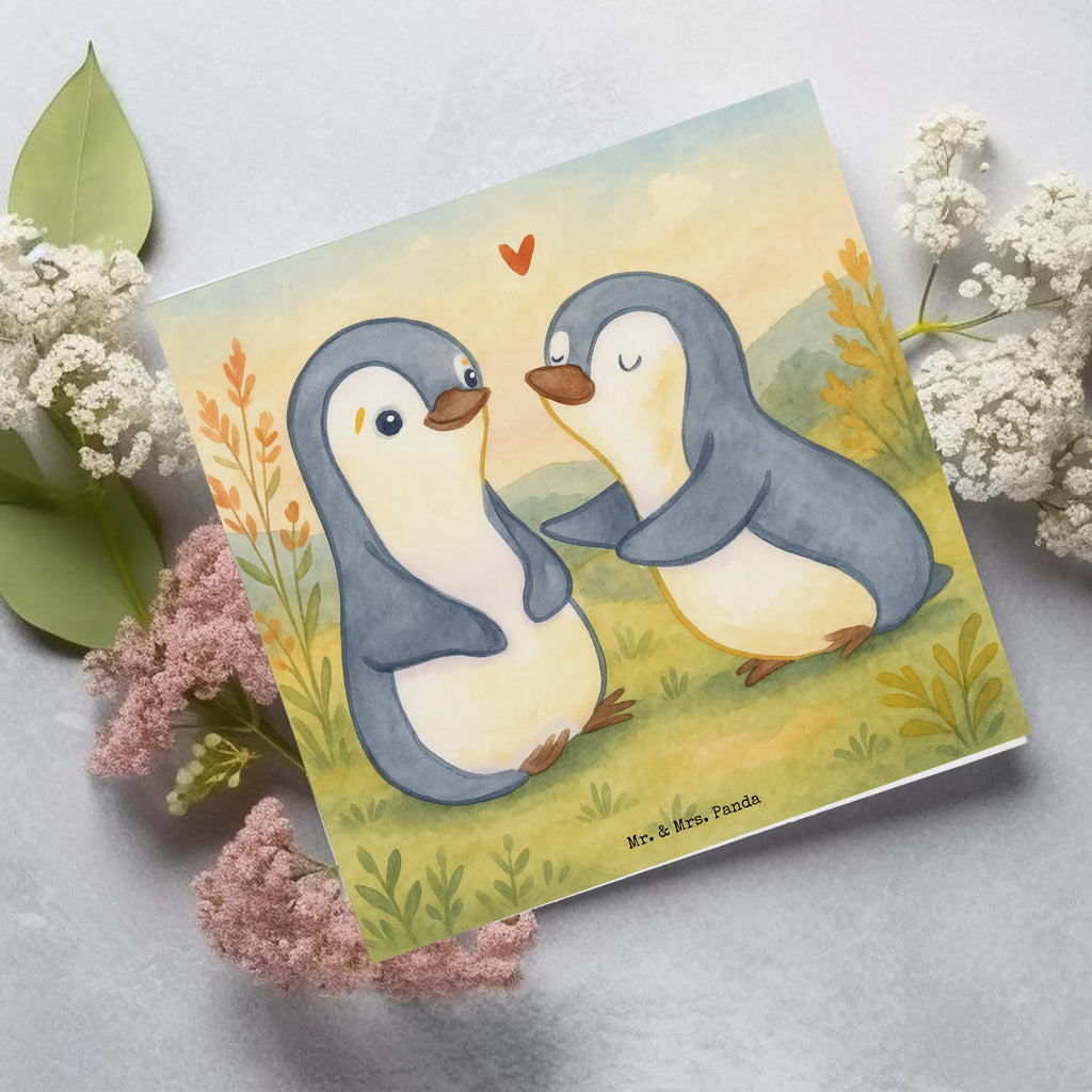 Deluxe Card penguins console Design Karte, Grußkarte, Klappkarte, Einladungskarte, Glückwunschkarte, Hochzeitskarte, Geburtstagskarte, Hochwertige Grußkarte, Hochwertige Klappkarte, Liebe, Partner, Freund, Freundin, Ehemann, Ehefrau, Heiraten, Verlobung, Heiratsantrag, Liebesgeschenk, Jahrestag, Hocheitstag, Valentinstag, Geschenk für Frauen, Hochzeitstag, Mitbringsel, Geschenk für Freundin, Geschenk für Partner, Liebesbeweis, für Männer, für Ehemann