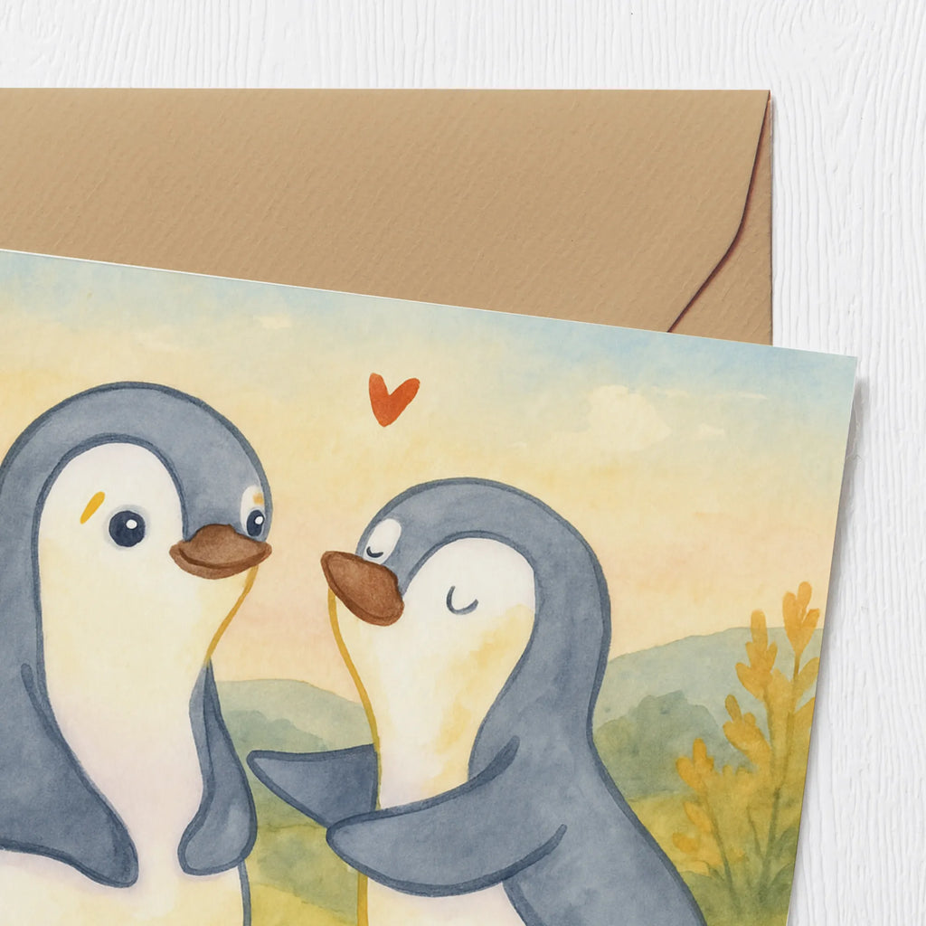 Deluxe Card penguins console Design Karte, Grußkarte, Klappkarte, Einladungskarte, Glückwunschkarte, Hochzeitskarte, Geburtstagskarte, Hochwertige Grußkarte, Hochwertige Klappkarte, Liebe, Partner, Freund, Freundin, Ehemann, Ehefrau, Heiraten, Verlobung, Heiratsantrag, Liebesgeschenk, Jahrestag, Hocheitstag, Valentinstag, Geschenk für Frauen, Hochzeitstag, Mitbringsel, Geschenk für Freundin, Geschenk für Partner, Liebesbeweis, für Männer, für Ehemann