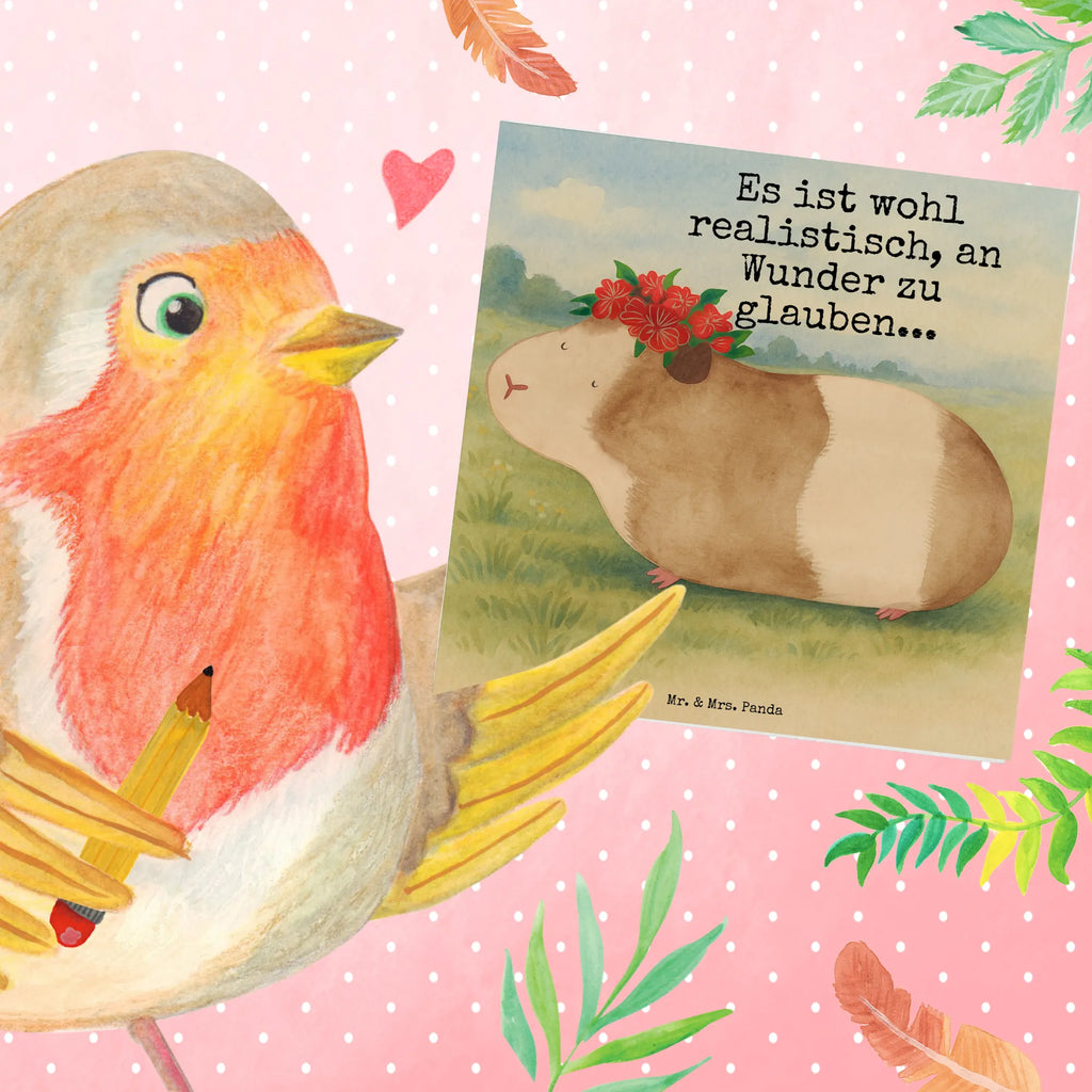 Deluxe Card Guinea pig wisdom Design Karte, Grußkarte, Klappkarte, Einladungskarte, Glückwunschkarte, Hochzeitskarte, Geburtstagskarte, Hochwertige Grußkarte, Hochwertige Klappkarte, Tiermotive, Gute Laune, lustige Sprüche, Tiere, Meerschweinchen, Meerie, Meeries, Wunder, Blumenkind, Realität, Spruch, Weisheit, Motivation, Wunderland