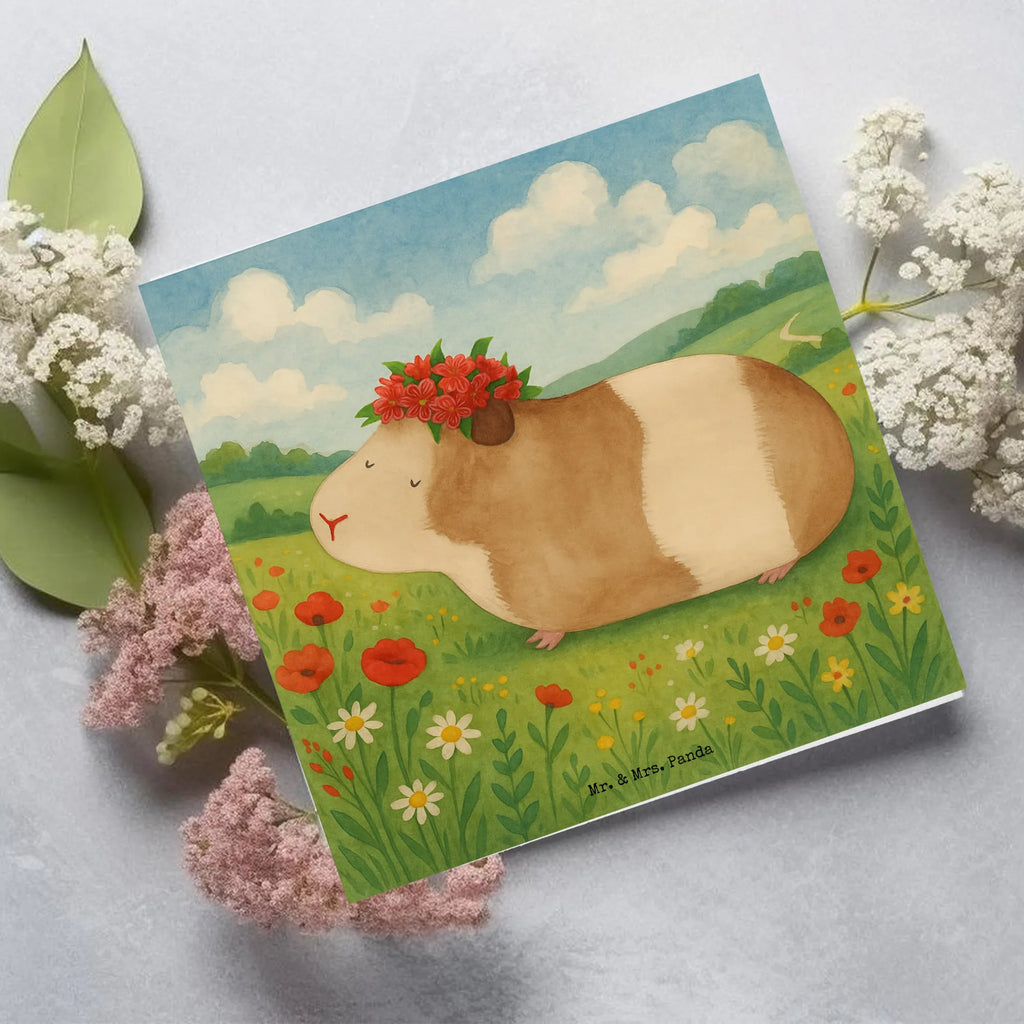 Deluxe Card Guinea pig wisdom Design Karte, Grußkarte, Klappkarte, Einladungskarte, Glückwunschkarte, Hochzeitskarte, Geburtstagskarte, Hochwertige Grußkarte, Hochwertige Klappkarte, Tiermotive, Gute Laune, lustige Sprüche, Tiere, Meerschweinchen, Meerie, Meeries, Wunder, Blumenkind, Realität, Spruch, Weisheit, Motivation, Wunderland