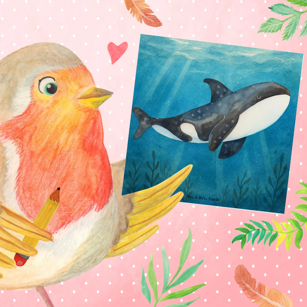 Karta Deluxe Orka Design Karte, Grußkarte, Klappkarte, Einladungskarte, Glückwunschkarte, Hochzeitskarte, Geburtstagskarte, Hochwertige Grußkarte, Hochwertige Klappkarte, Meerestiere, Meer, Urlaub, Orca, Orcas, Killerwal, Wal, Möglichkeiten, Büro, Arbeit, Motivation, Selbstliebe, Neustart, Startup