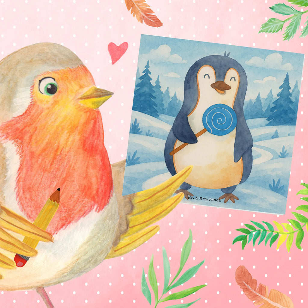 Karta Deluxe pingwin lizak Design Karte, Grußkarte, Klappkarte, Einladungskarte, Glückwunschkarte, Hochzeitskarte, Geburtstagskarte, Hochwertige Grußkarte, Hochwertige Klappkarte, Pinguin, Pinguine, Lolli, Süßigkeiten, Blödsinn, Spruch, Rebell, Gauner, Ganove, Rabauke