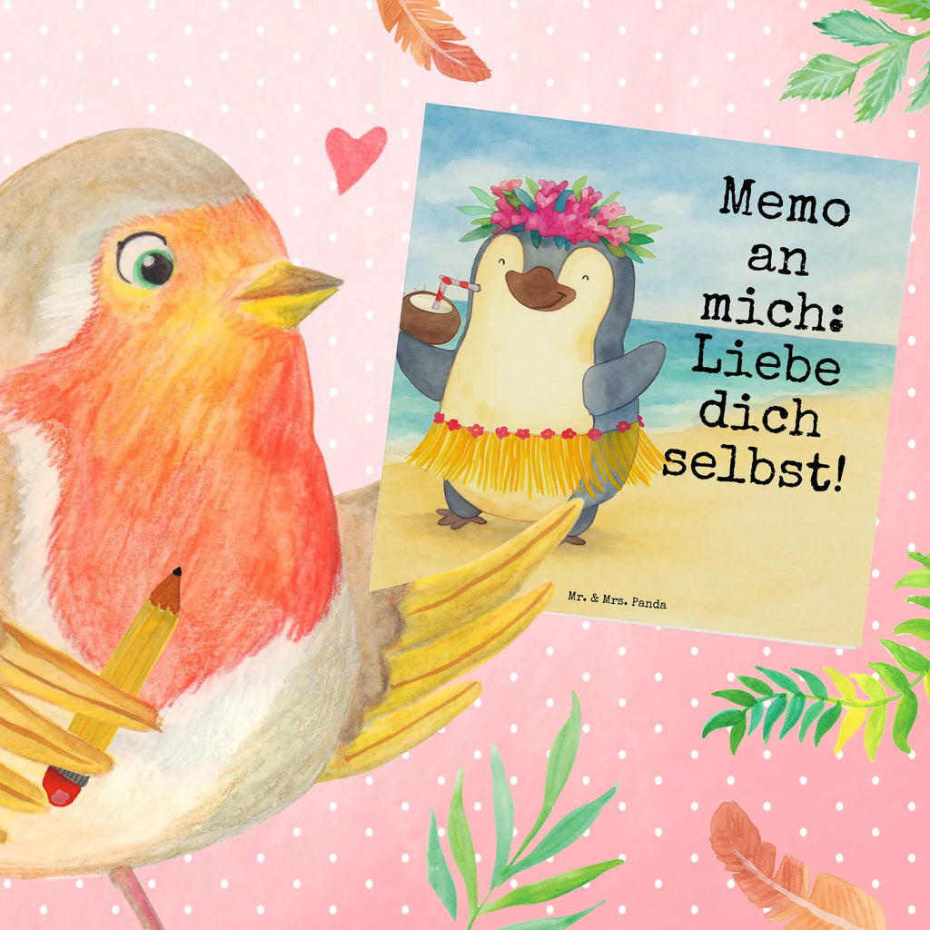 Karta Deluxe Pingwin z Kokosem Design Karte, Grußkarte, Klappkarte, Einladungskarte, Glückwunschkarte, Hochzeitskarte, Geburtstagskarte, Hochwertige Grußkarte, Hochwertige Klappkarte, Pinguin, Aloha, Hawaii, Urlaub, Kokosnuss, Pinguine