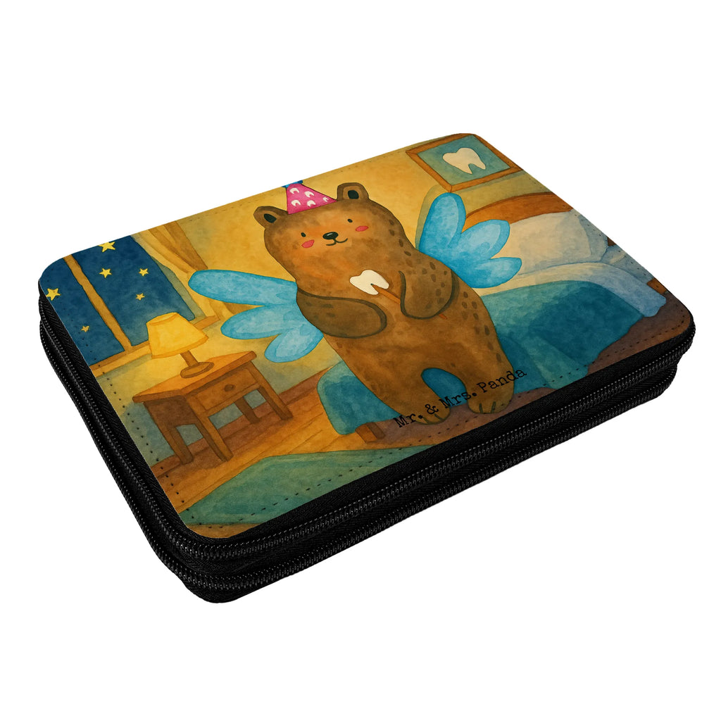 Leather folder bear tooth fairy Design Federmappe, Stiftetasche, Stifte Etui, Schule, Einschulung, Geschenk, Kind, Schüler, Schülerin, Stifterolle, Federmäppchen, Motiv, Grundschule, Federmäppchen bedruckt, Büro Stifte Etui, Bestückte Federmappe, Kinder Federmappe, Federmappe Einschulung, Bär, Teddy, Teddybär, Zahnfee, Fee, Milchzahn, Erster Zahn