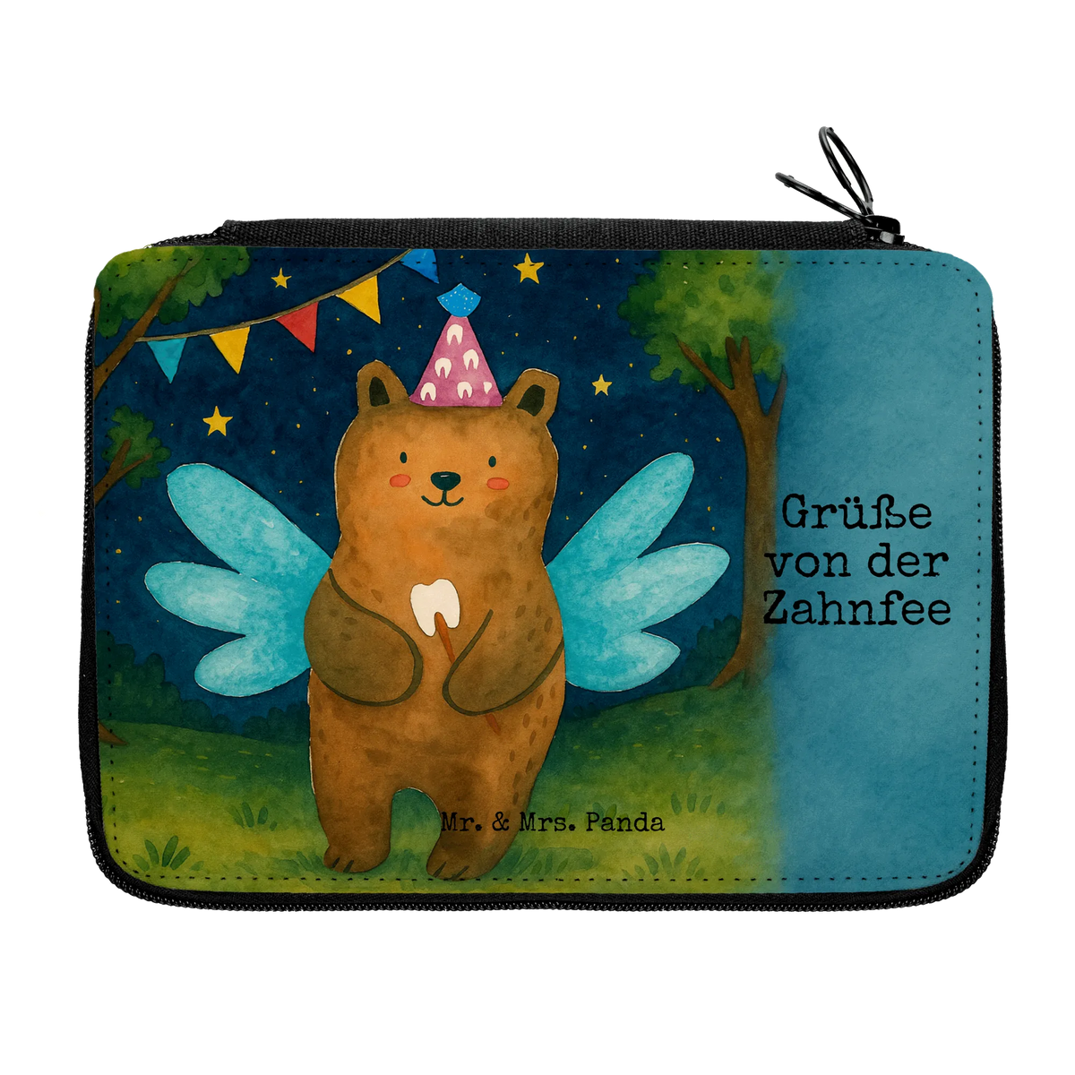 Leather folder bear tooth fairy Design Bleistift Etui, Etui für Stifte, Stifteetui, Kinder Federmappe, Schulmäppchen, Stiftebeutel, Federmäppchen, Farbstiftetui, Mäppchen, Schlampermäppchen, reiseetui, Schuletui, Federpenal, Zeichenetui, Malmappe, Buntstiftetui, Schreibmappe, Federmappe Set, Schlamper, Stiftemappe, schulmäppchen set, Schüleretui, Bleistiftetui, Buntstiftmäppchen, Schreibetui, Federmappe, Stifte Etui, Stiftetasche, Federtasche, Etui, Teddy, Bär, Teddybär, Fee, Milchzahn, Erster Zahn, Zahnfee